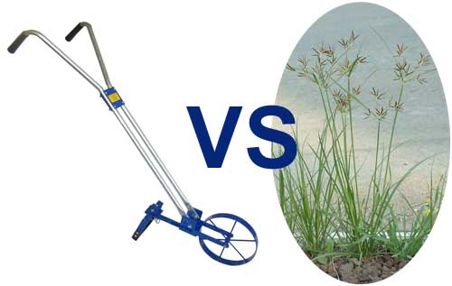 wheel hoe vs nut grass