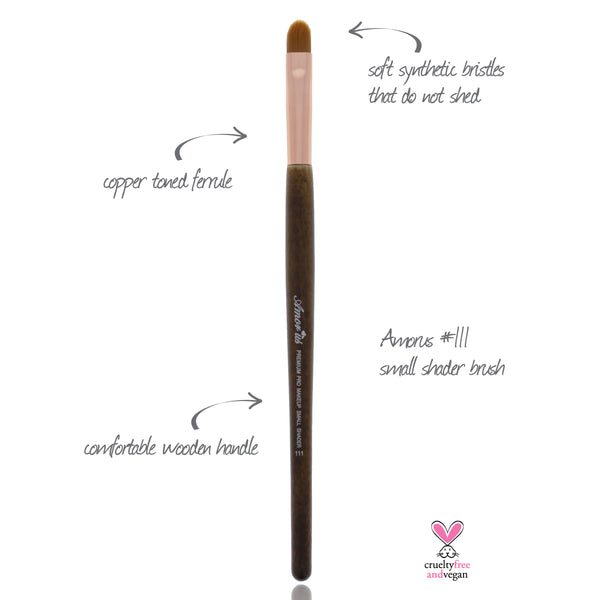 111 Amorus USA Premium Eyeshadow Small Shader Eye Makeup Brush Amor Us makeup cosmetics brushes vegan cruelty free