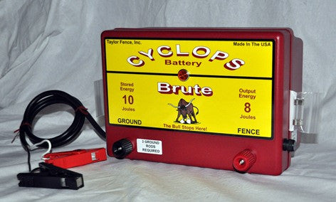 Brute cyclops solar electric fence charger