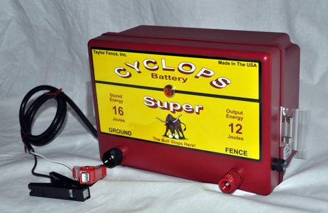 Cyclops super solar electric fence charger