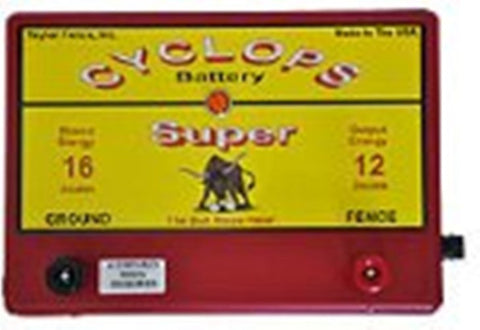 Cyclops Super Battery powered 12V DC electric fence charger energizer