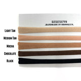 Skinny Ribbon Bow, Charcoal