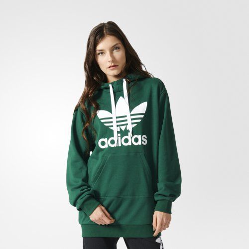 adidas hoodie women green