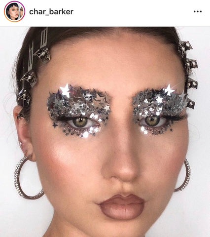 Best Glitter Eye Makeup Looks Party Makeup Ideas Best Instagram Accounts to Follow char baker