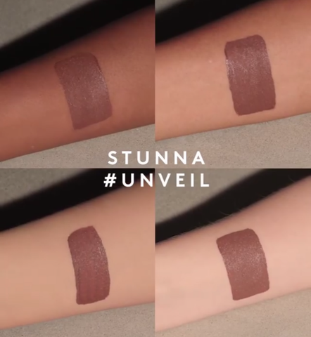Stunna Lip Paint Swatches - Unveil - Fenty Beauty
