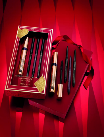 Top 5 Christmas Gift Sets for Every Budget -  estee lauder - lash kit -  eyeliner - mascara