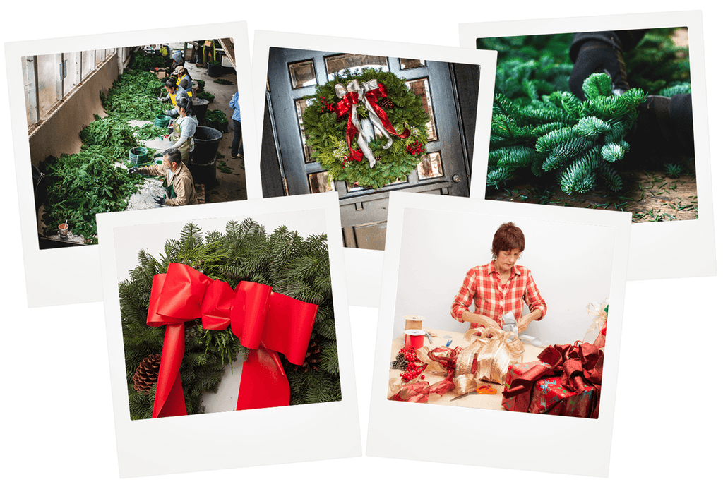 Fresh Holiday wreaths for sale - Our Story