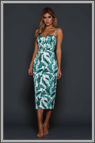 Alannah Midi Dress by Elle Zeitoune