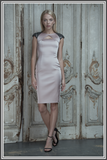 Aloura London  - Arlington Satin Dress Dusty Pink
