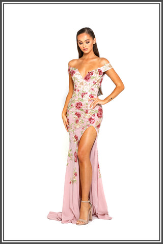 Portia and Scarlett Floral Gown