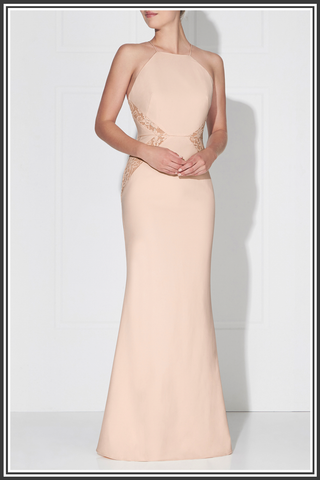 Love Honor Isabella Dress Champagne