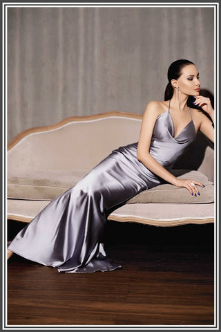 Jadore Abi Gown - Steel