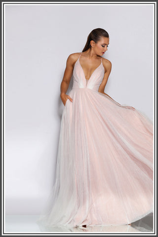 Roberta Gown - Rose Pink