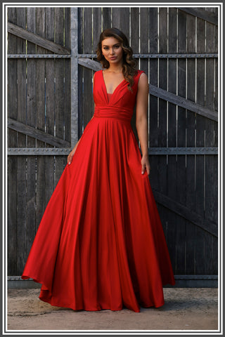 Cassie Gown Red