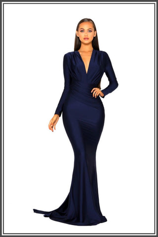 Portia and Scarlett Cora Gown - Navy