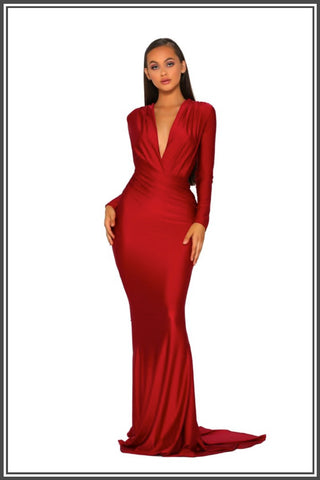Portia and Scarlett Cora Gown Red