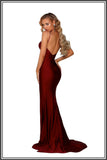 Portia and Scarlett Lorena Gown - Deep Red