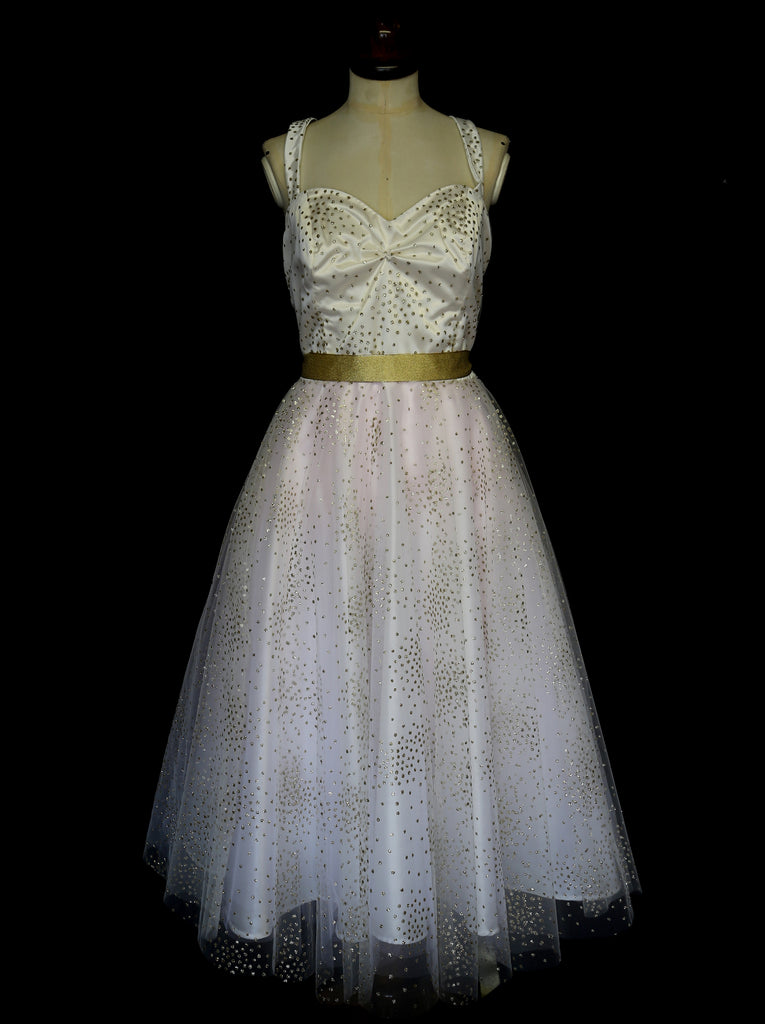 glitter dot tulle dress alexandra king