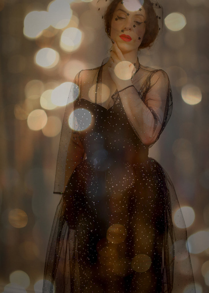 alexandra king disco tulle dress coat photography