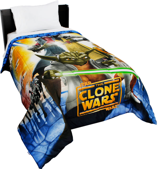 star wars clone wars space bed comforter