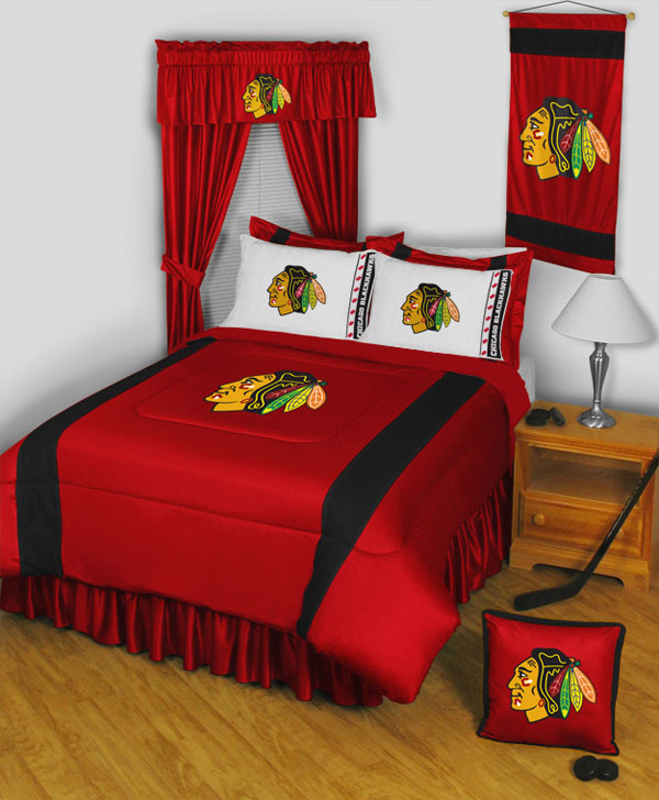 Nhl Chicago Blackhawks Sports Coverage Locker Room Curtain Panels