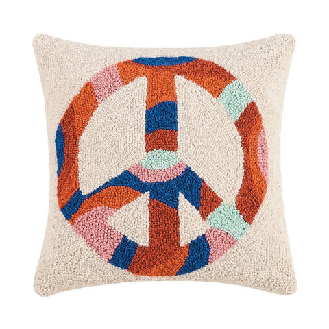 Peace Sign Hook Pillow