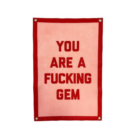 Fucking Gem Champion Banner