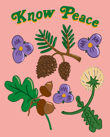 Know Peace Art Print