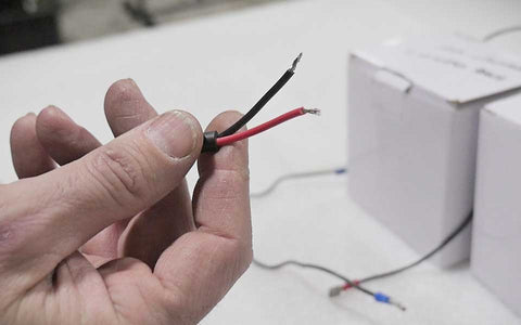 LED light wire polarity