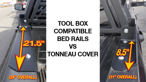 Difference between Spyder Industries headache rack bed rails