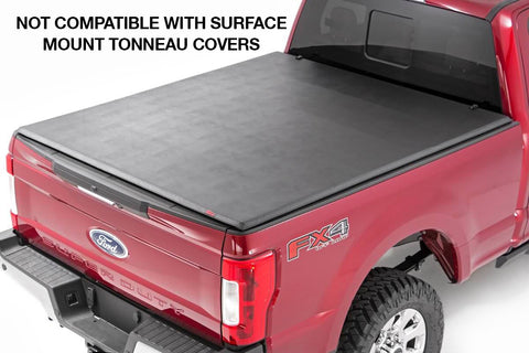 Spyder Industries headache rack compatibility with surface mount tonneau covers