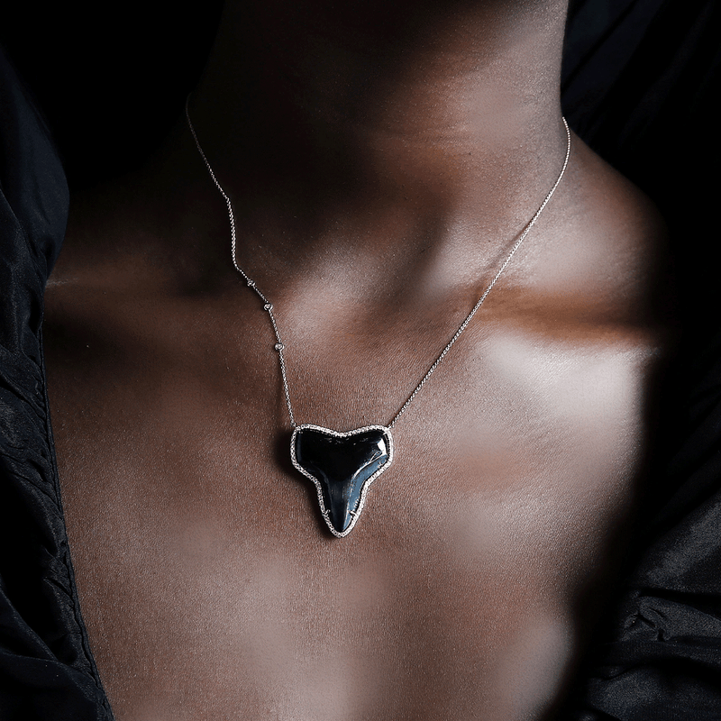 megalodon shark tooth necklace