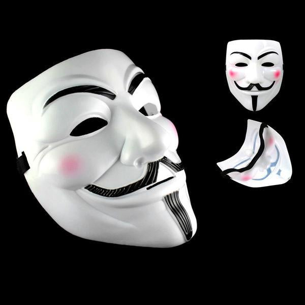White Guy Fawkes Mask - ONE TWO Free! – I Am Not Voting