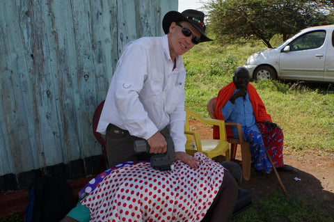 BuffEnuff Power Massager Brings Healing to Kenyan Villagers