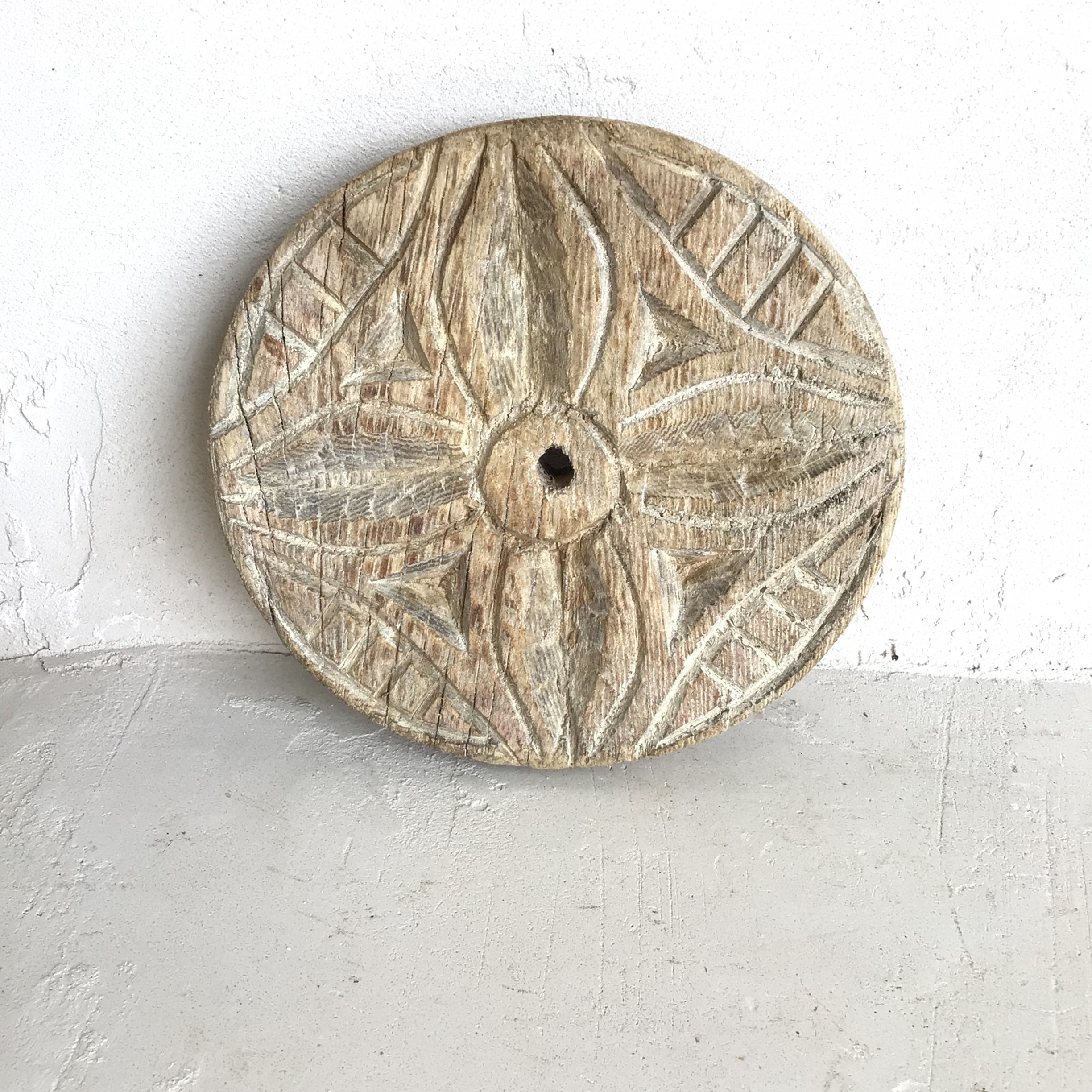 Vintage Carved Chapati Board 5