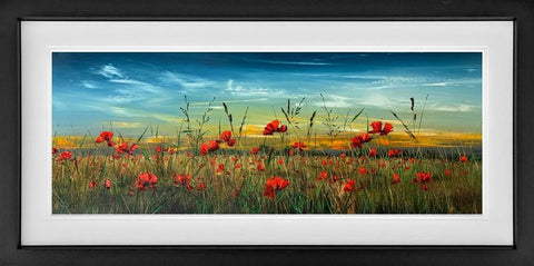 Evening Glow framed limited edition print by Kimberley Harris from Artworx Gallery