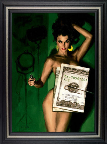 Money Shot limited edition framed print by Glen Orbik