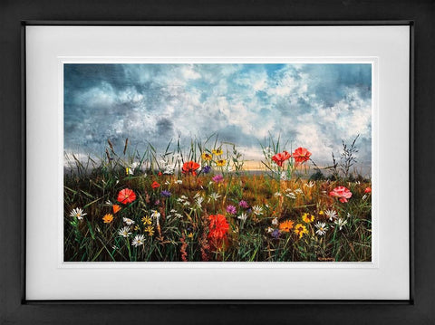 The Storm Has Passed framed limited edition print by Kimberley Harris from Artworx Gallery