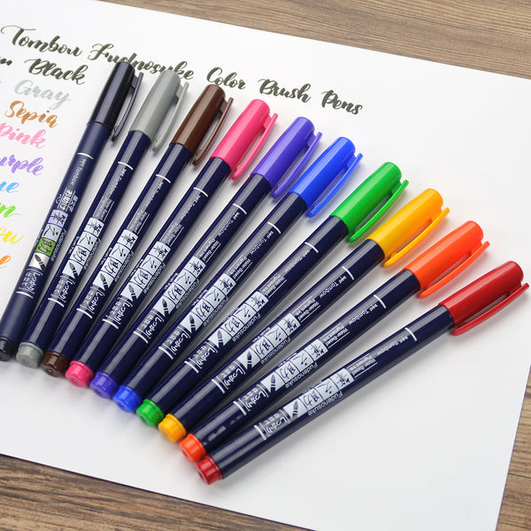 3 Best Small-nib Brush Lettering Pens for Beginners – Bunbougu
