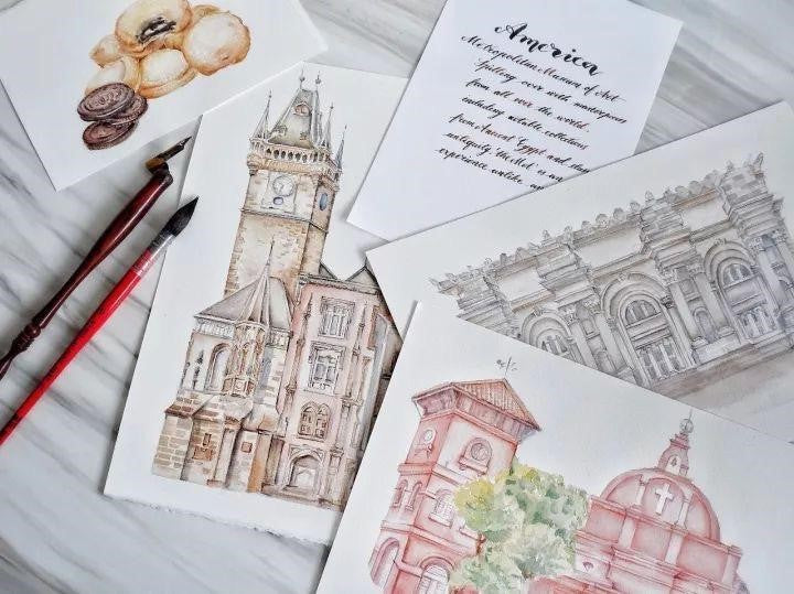 How to Use Watercolour Paper in Your Bullet Journal