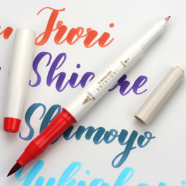 Pen Review — Sailor Shikiori Brush Pens