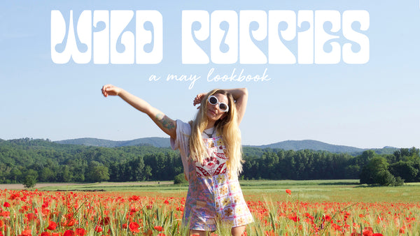 wild poppies lookbook boho hippie clothing fashion shop online