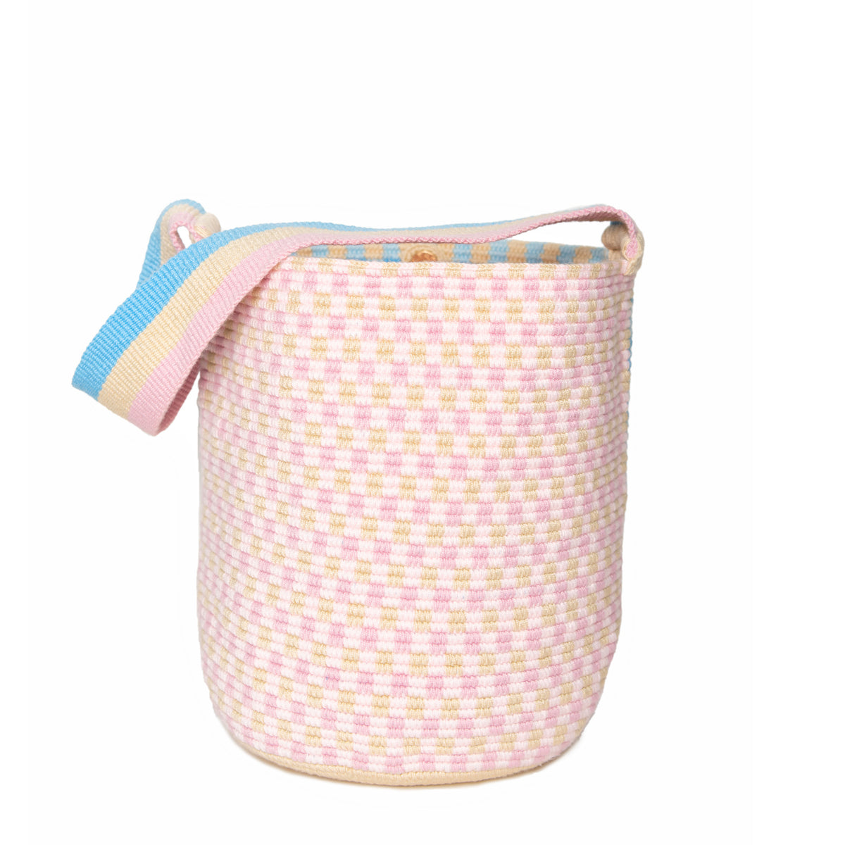 pink bucket purse