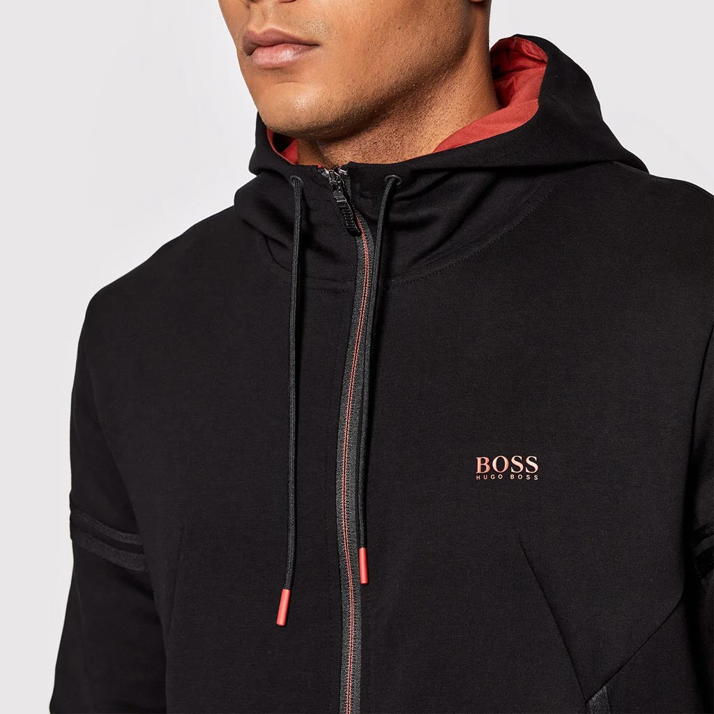 hugo boss black hoodie mens