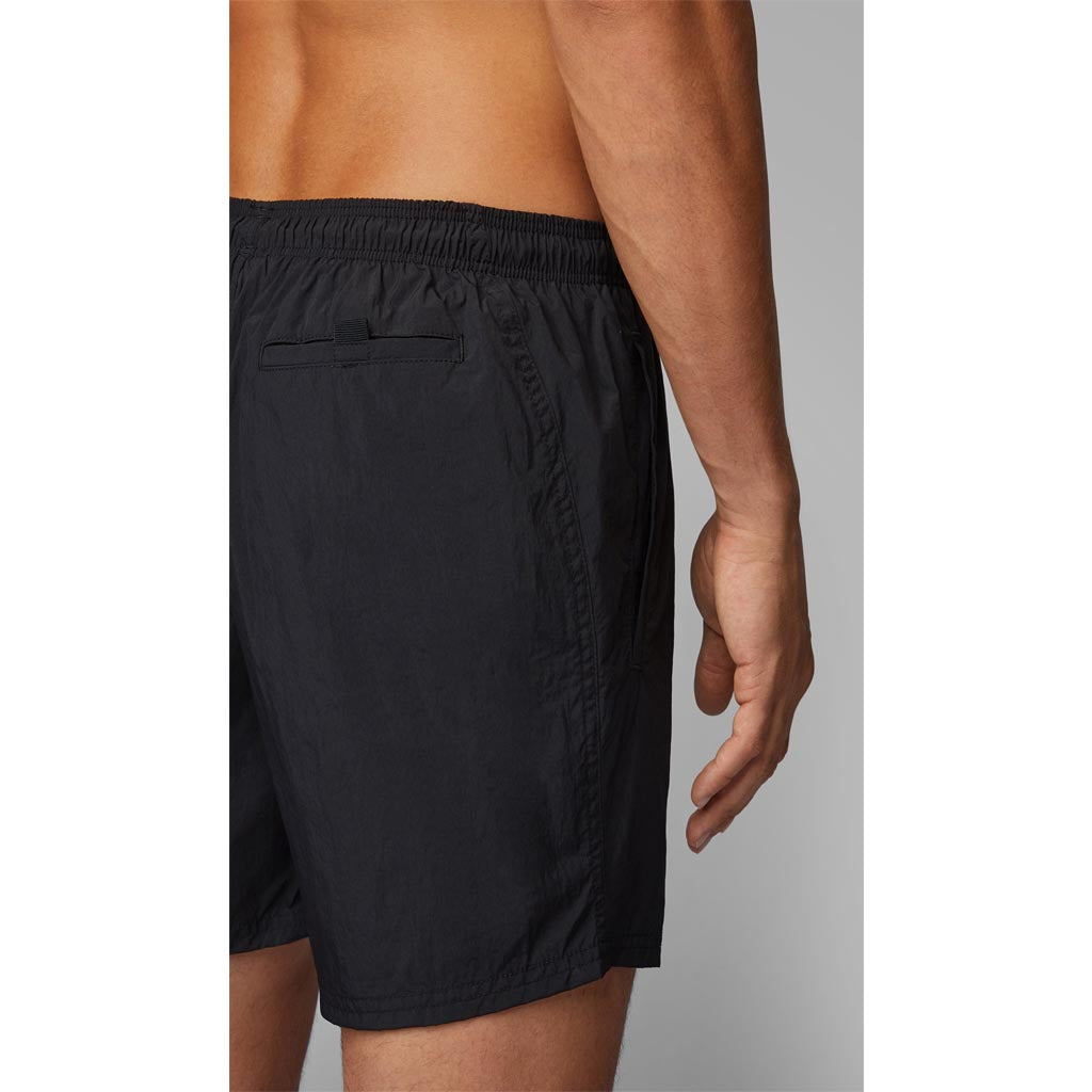 black boss shorts