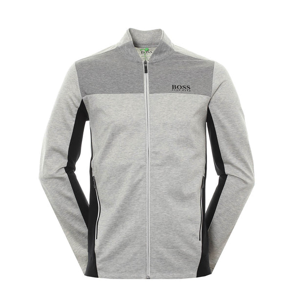 hugo boss grey zip hoodie