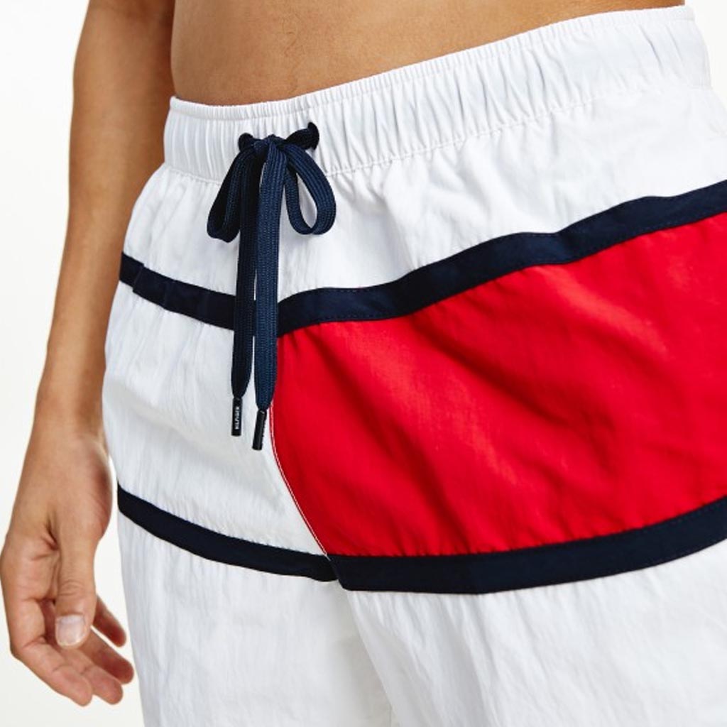 tommy hilfiger flag shorts