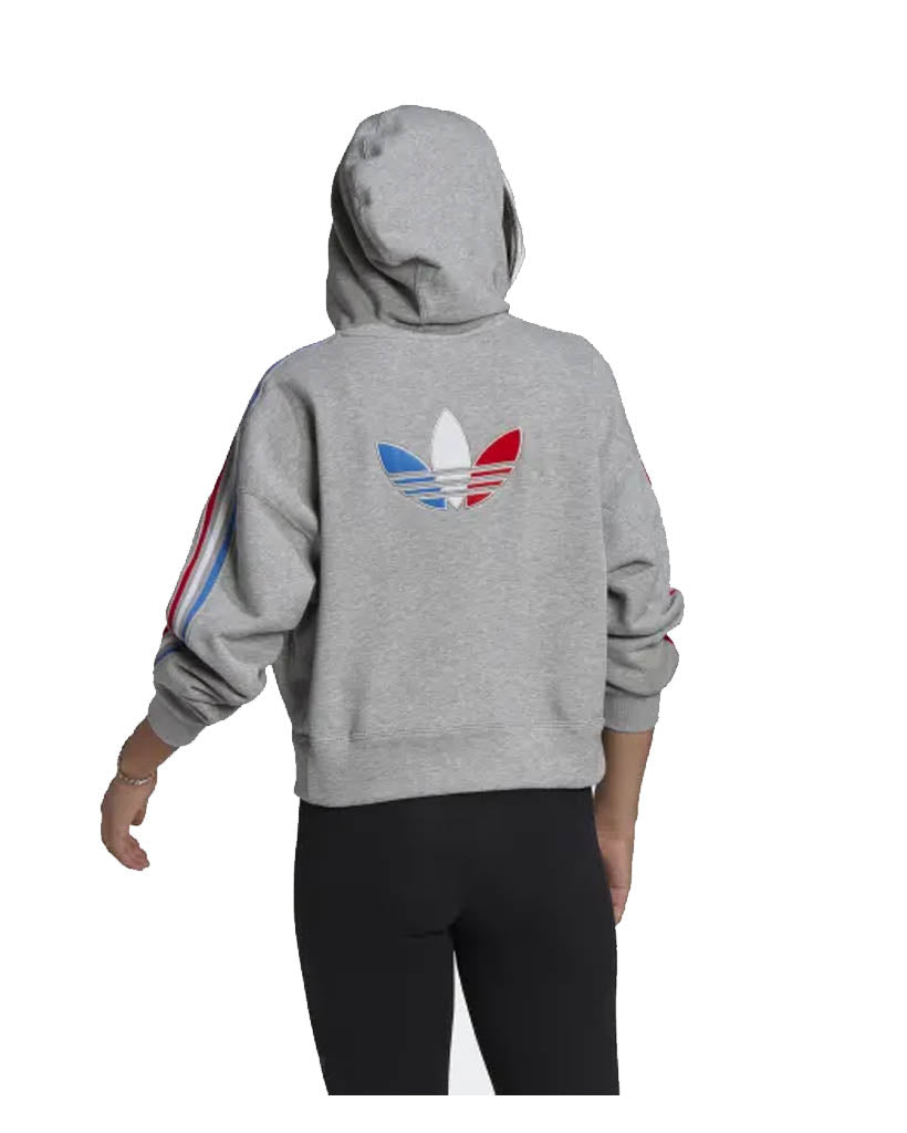 tri color adidas hoodie