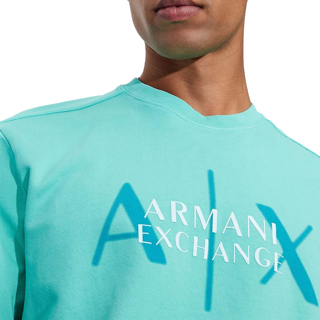 armani exchange green sweater