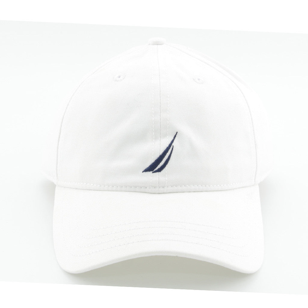 white nautica hat